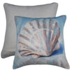 Scalloped Shores Linen Cushion 50x50cm
