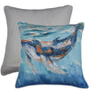 Whale Hello There Linen Cushion 50x50cm