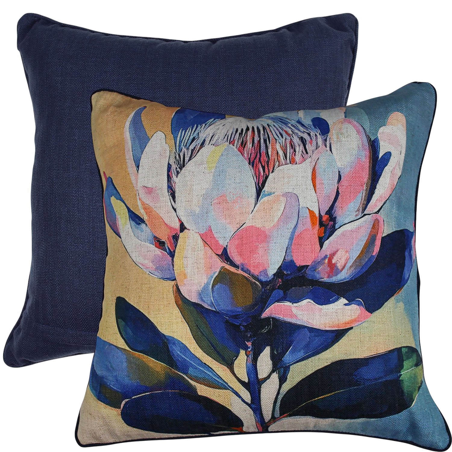 Bloom Boss Linen Cushion 50x50cm