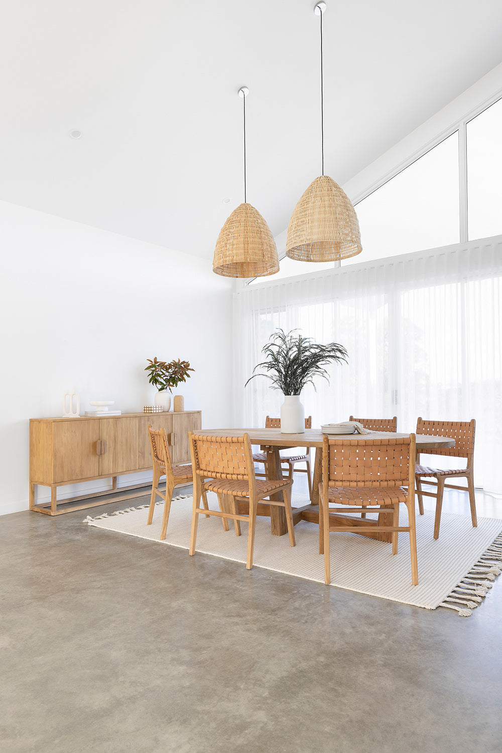 Carties Oval Dining Table - 240cm