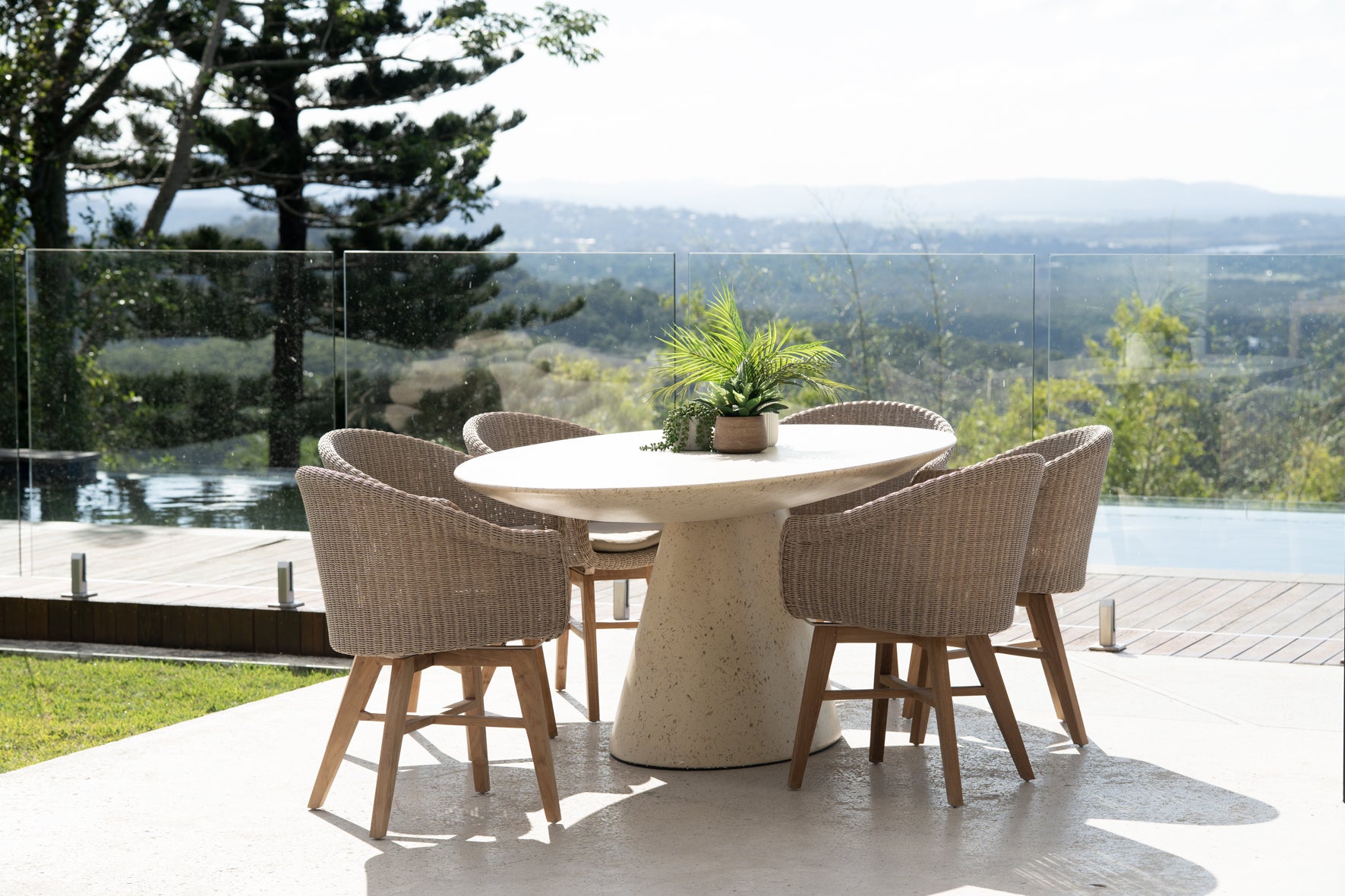 Clara Oval Dining Table 220cm