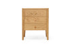 Cora Bedside 3 Drawer Table -  Natural