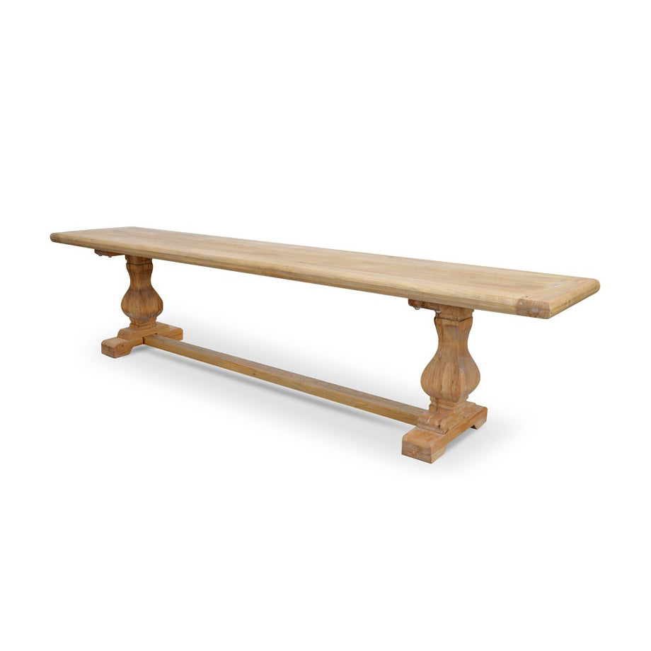 Titan 2m Reclaimed ELM Wood Bench - Natural