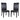Sylvie Dining Chair - Black (Set of 2)