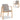 Paul Natural Dining Armchair - Grey Seat (Set of 2)