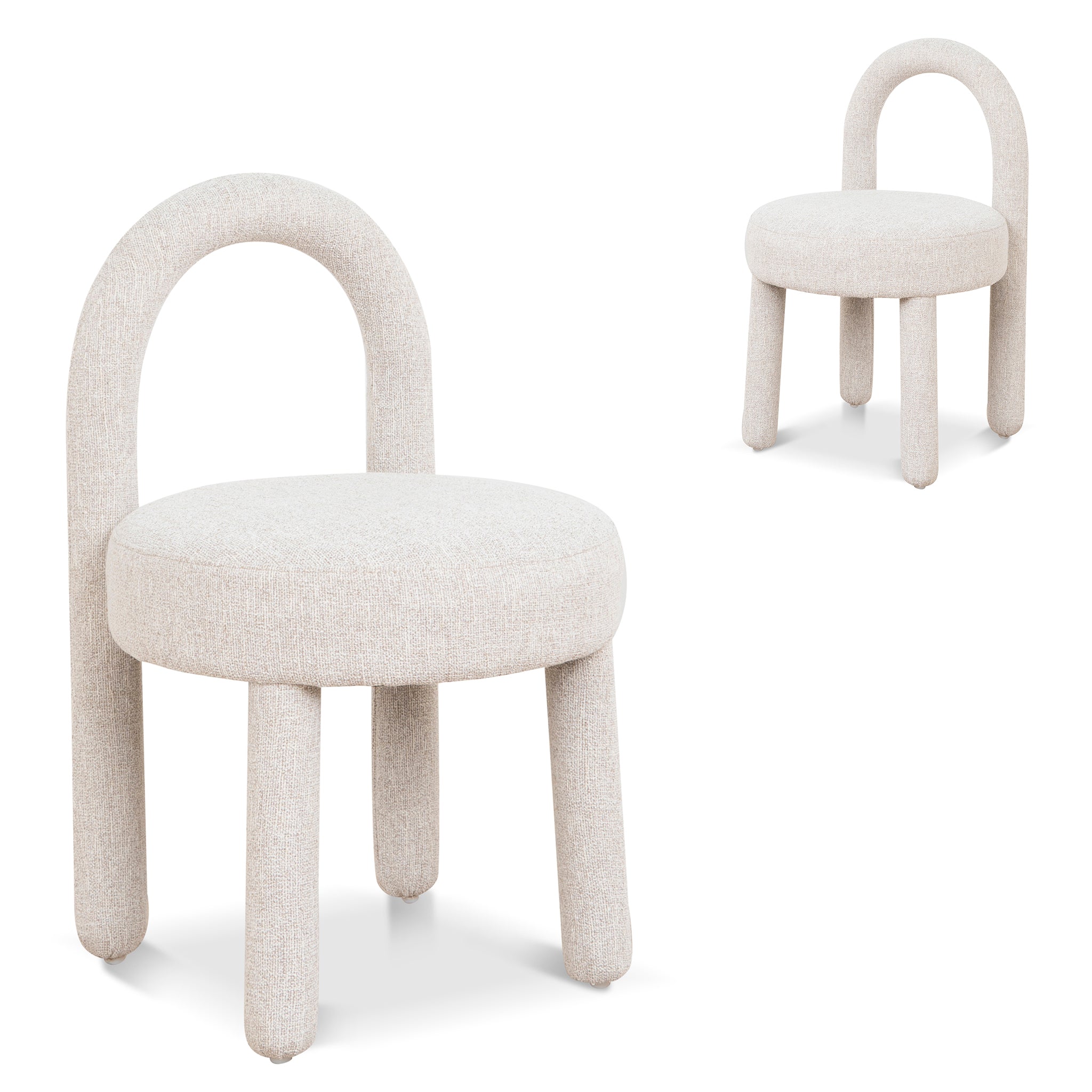 Fusion Dining Chair - Coastal Beige (Set of 2)