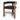 Miles Brown ELM Dining Chair - Black (Set of 2)