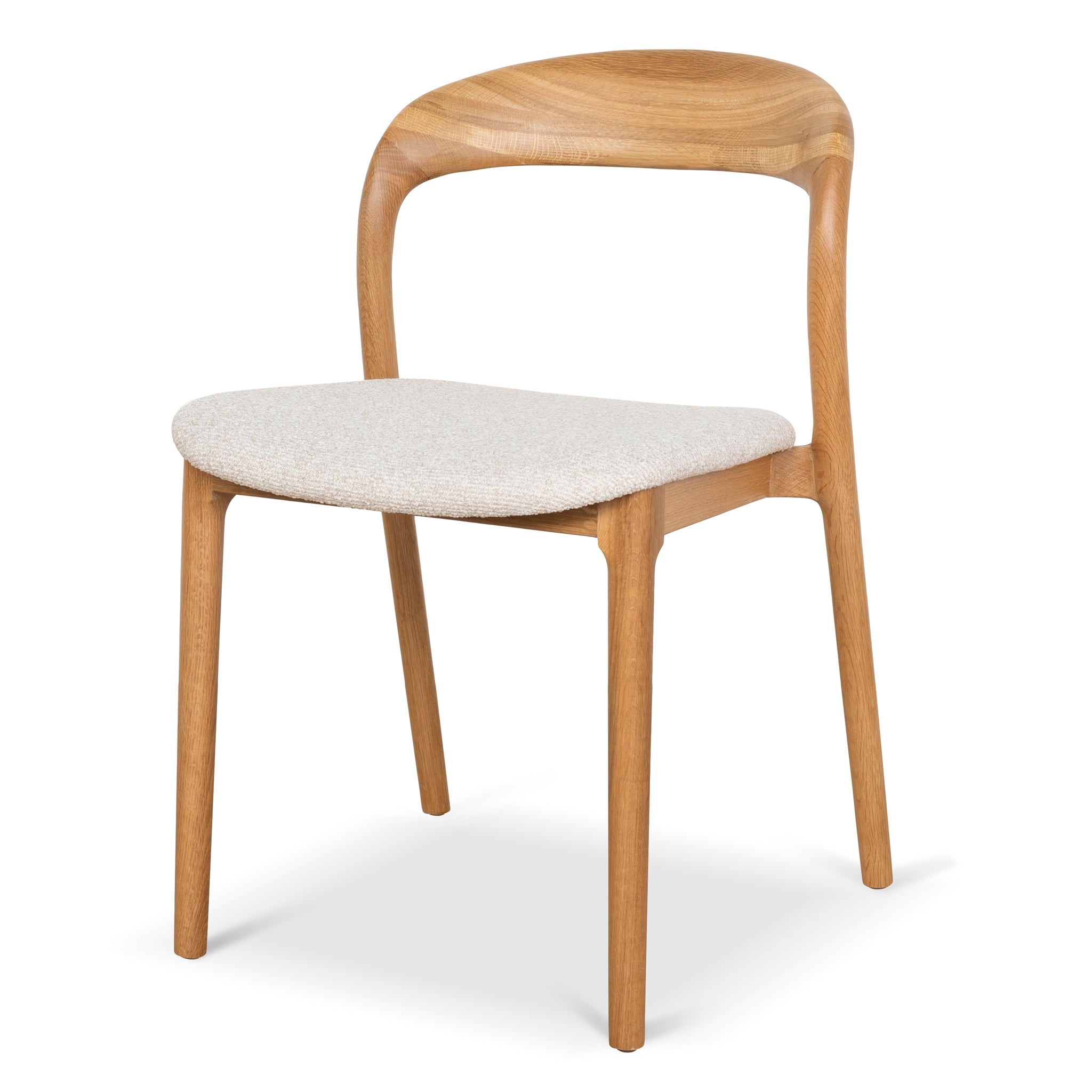 Caspar Natural Dining Chair - Beige (Set of 2)