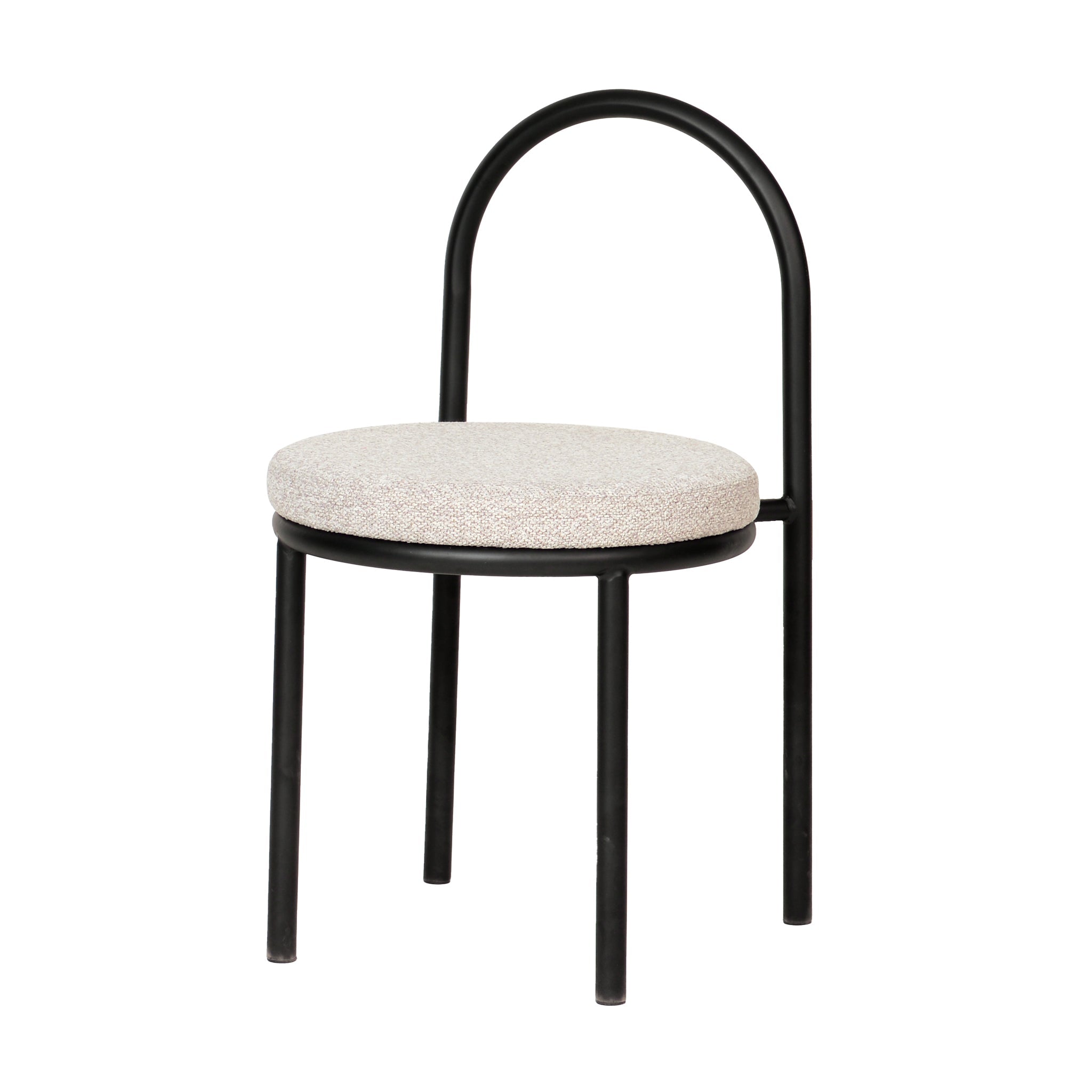 Mclean Black Dining Chair - Clay Grey (Set of 2)