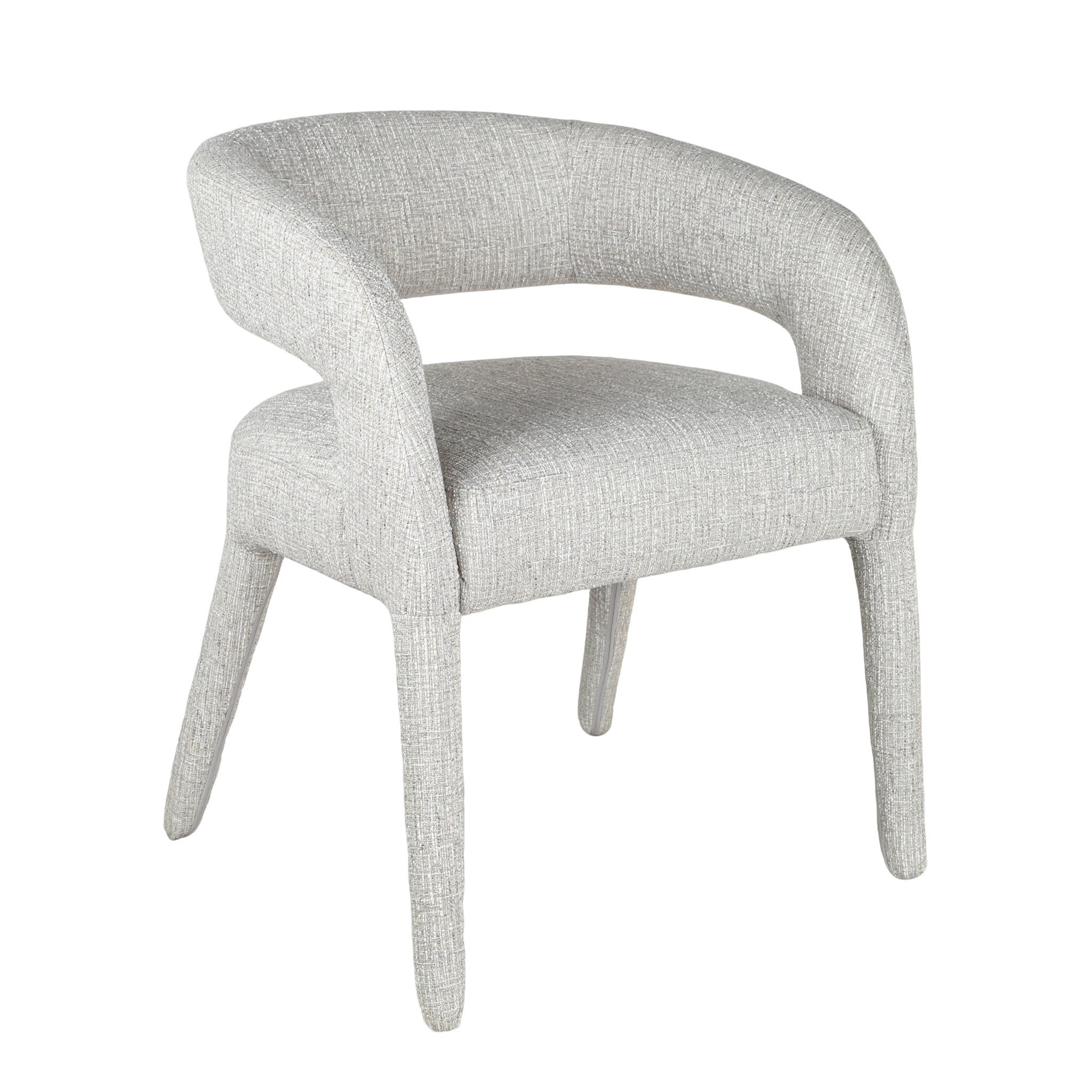 Roni Dining Chair - Chrome Grey