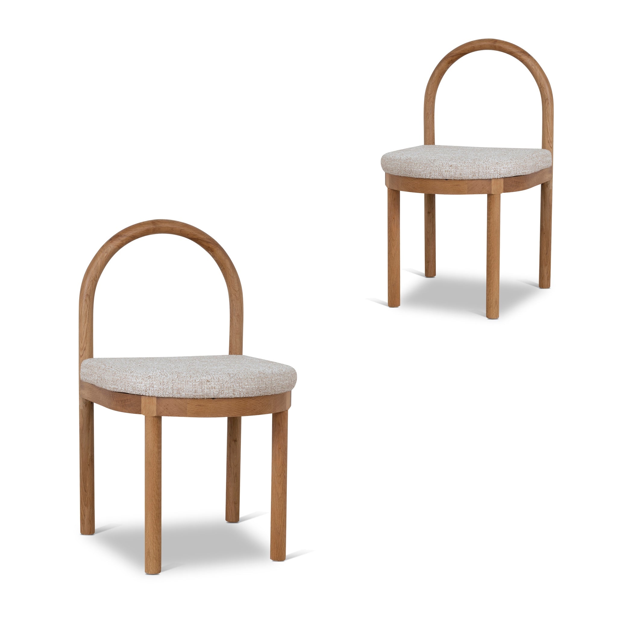 Adir Natural Dining Chair - Pale Beige - (Set of 2)