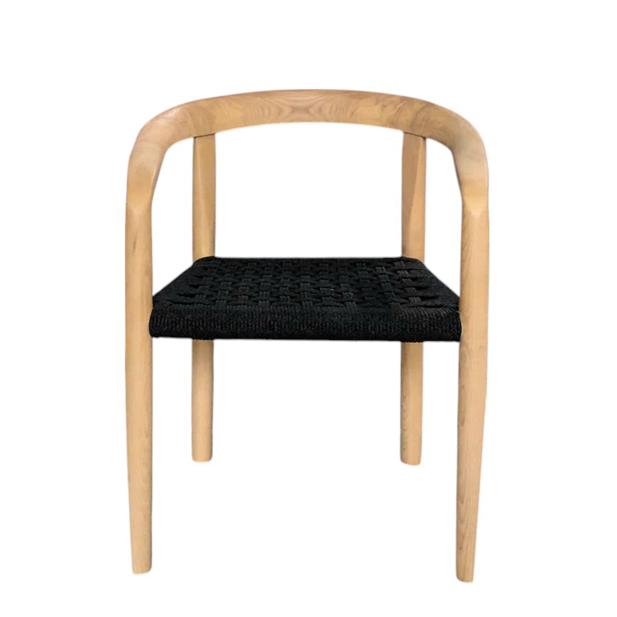 Renley Natural Dining Chair - Naxos Charcoal Rope (Set of 2)