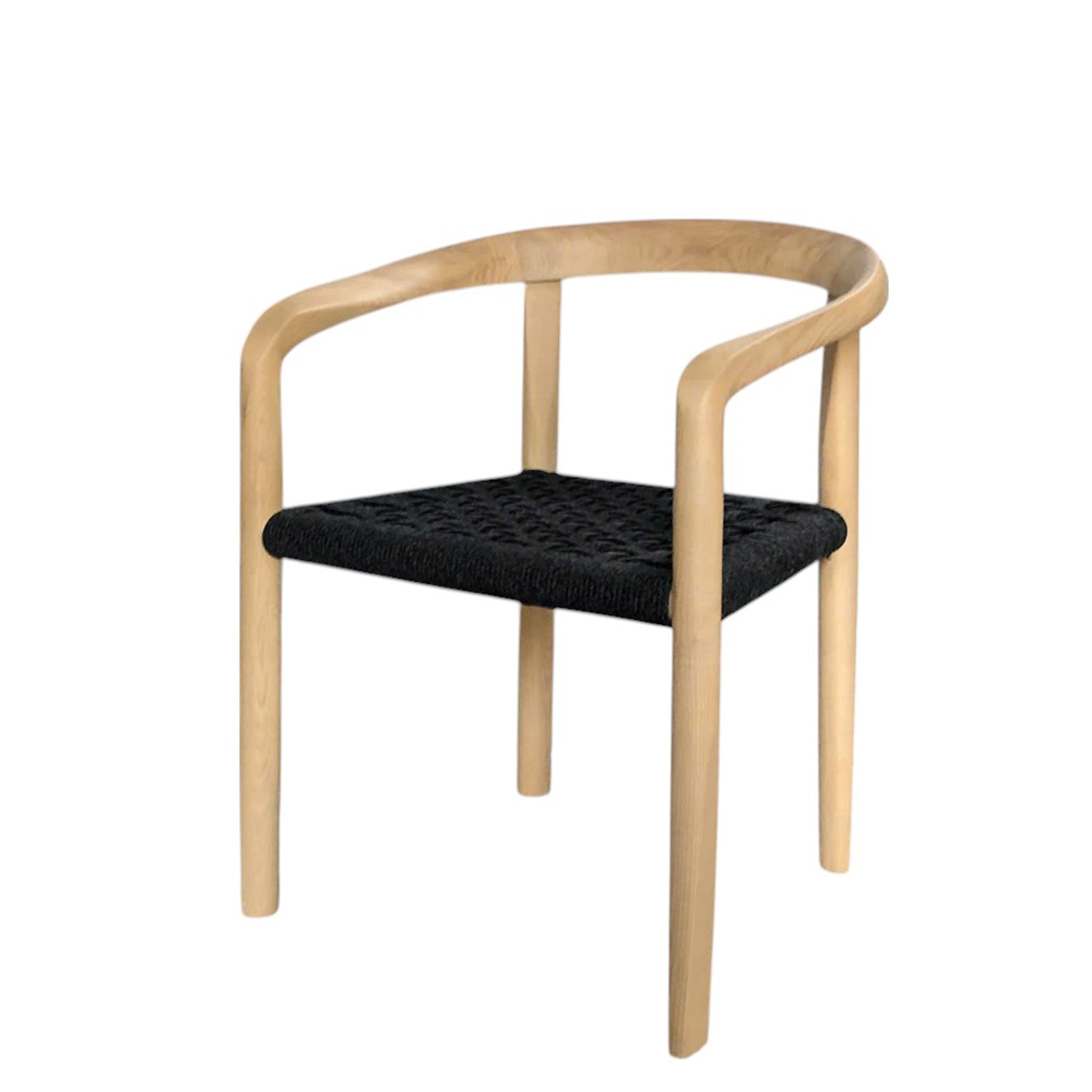 Renley Natural Dining Chair - Naxos Charcoal Rope (Set of 2)