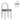 Luzia White Dining Chair - Spring Green - (Set of 2)