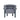 Yara Navy Armchair - Prussian Blue