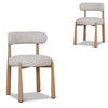 Olaria Natural Dining Chair - Pale Beige (Set of 2)