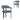 Norrin Blue Sand Dining Chair - Prussian Blue (Set of 2)