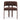 Elvika Dark Red Dining Chair - Moss Brown (Set of 2)