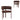 Elvika Dark Red Dining Chair - Moss Brown (Set of 2)
