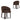 Elverum Walnut Dining Chair - Verona Cinnamon Weave (Set of 2)