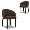 Elverum Walnut Dining Chair - Verona Cinnamon Weave (Set of 2)