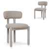 Thalora Cream Dining Chair - Verona Sand Weave (Set of 2)