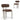 Thalora Cream Dining Chair - Verona Cinnamon Weave (Set of 2)