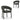 Calyxo Black Dining Chair - Kaitoke Green (Set of 2)