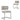 Orynthe Chrome Dining Chair - Henry Beige (Set of 2)