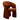 Undine Fabric Dining Chair - Red Bronze