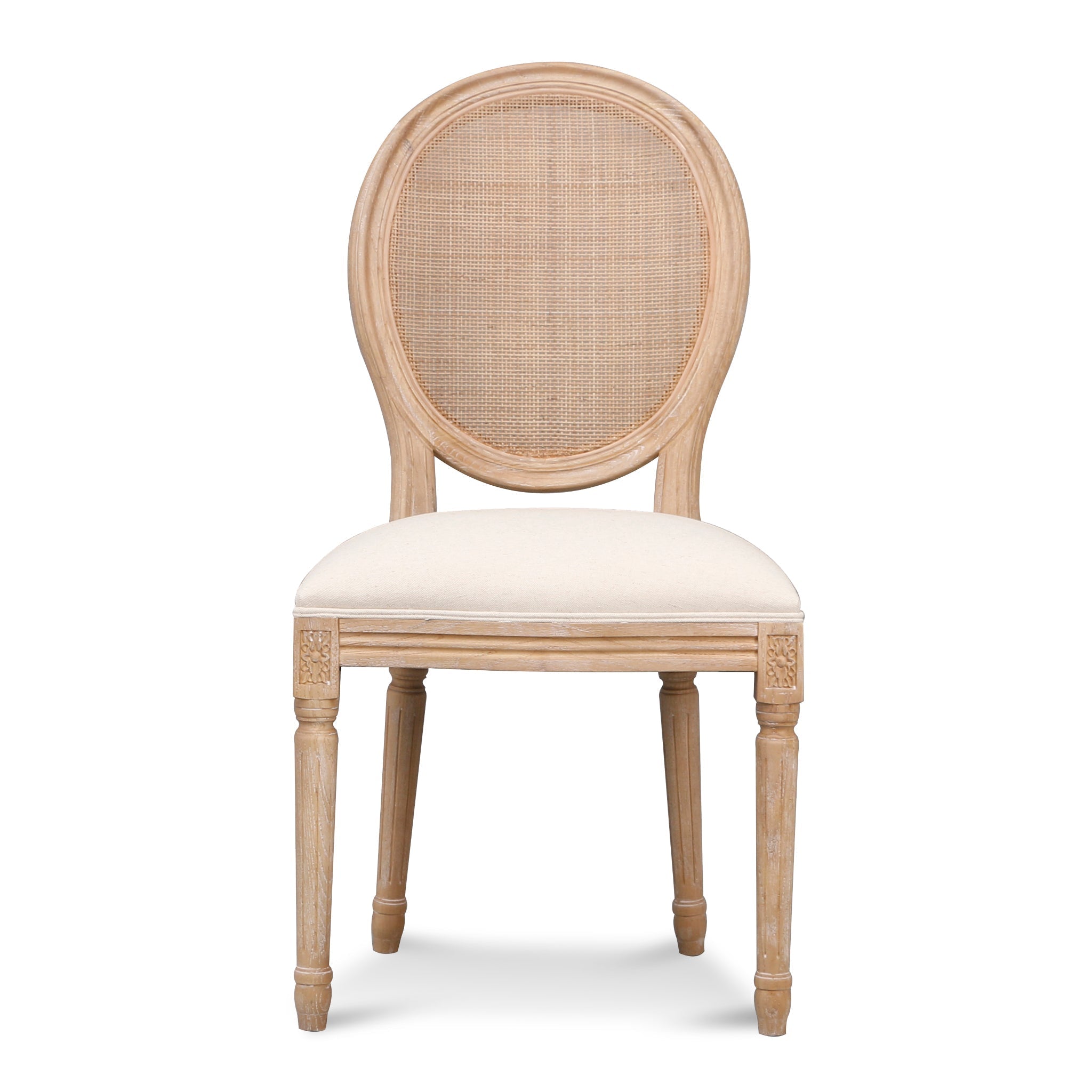 Lenora Elm Dining Chair - Light Beige (Set of 2)