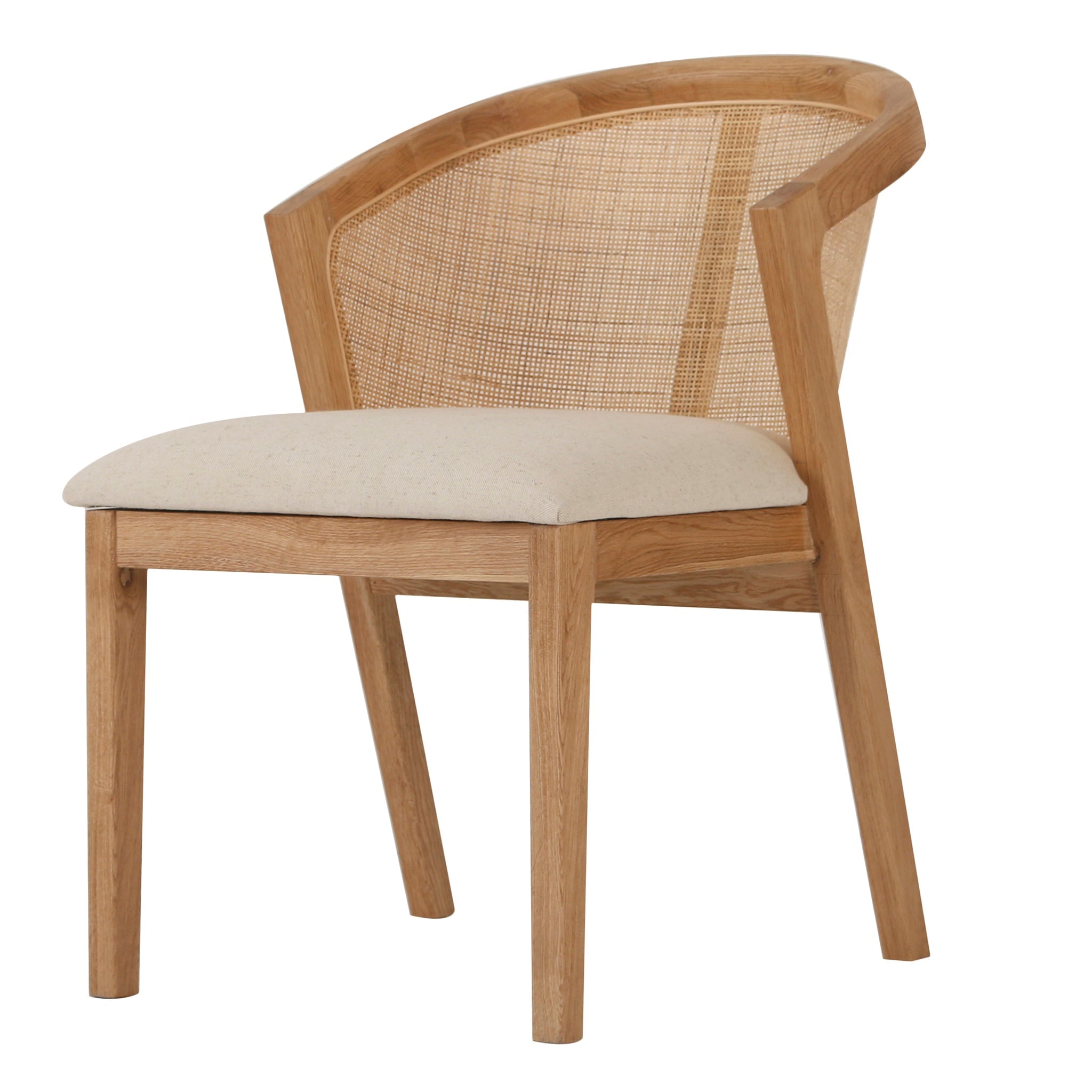Earlene Fabric Dining Chair - Dawn Beige (Set of 2)
