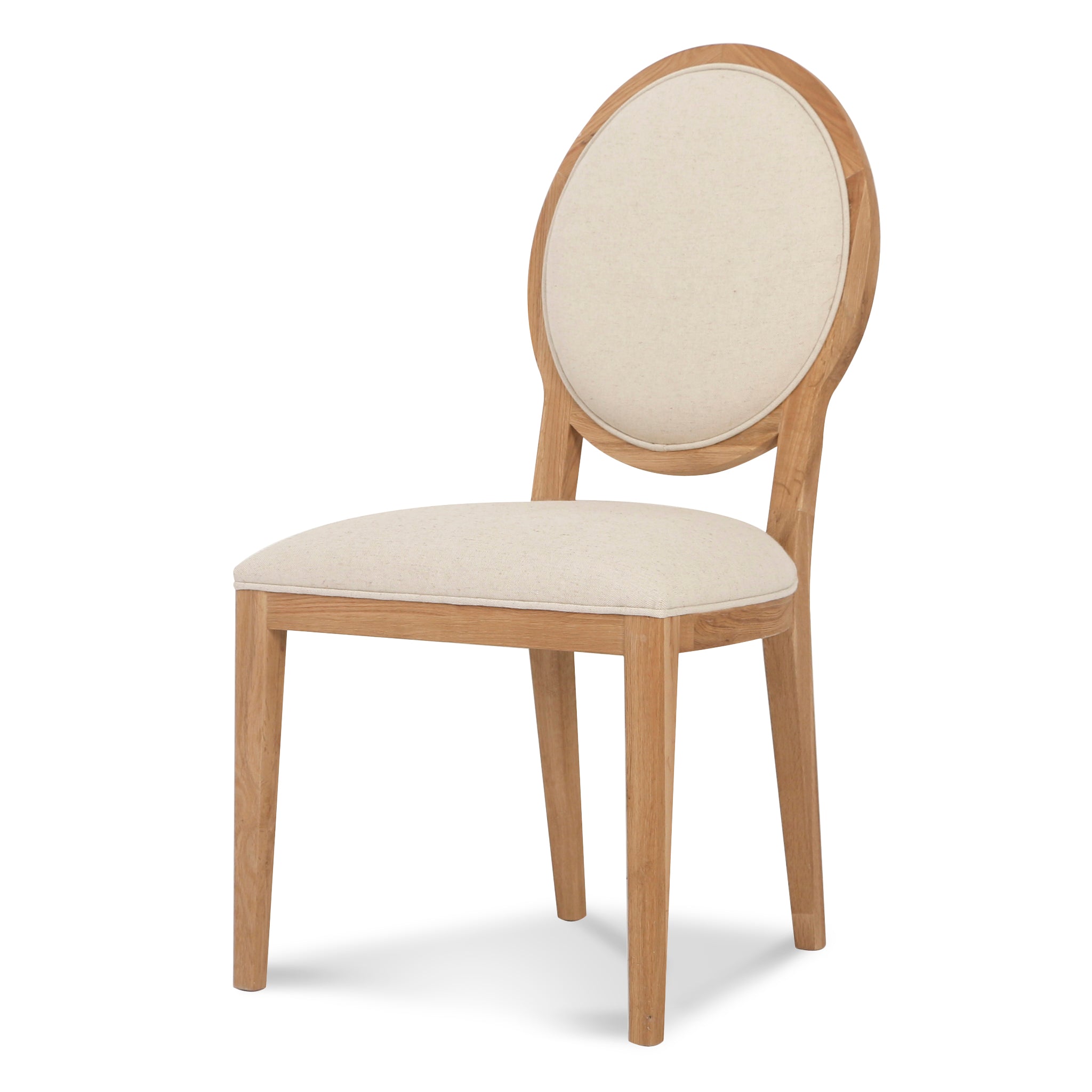 Lula Natural Dining Chair - Dawn Beige (Set of 2)