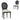 Lenora Black Elm Dining Chair - Dawn Beige (Set of 2)