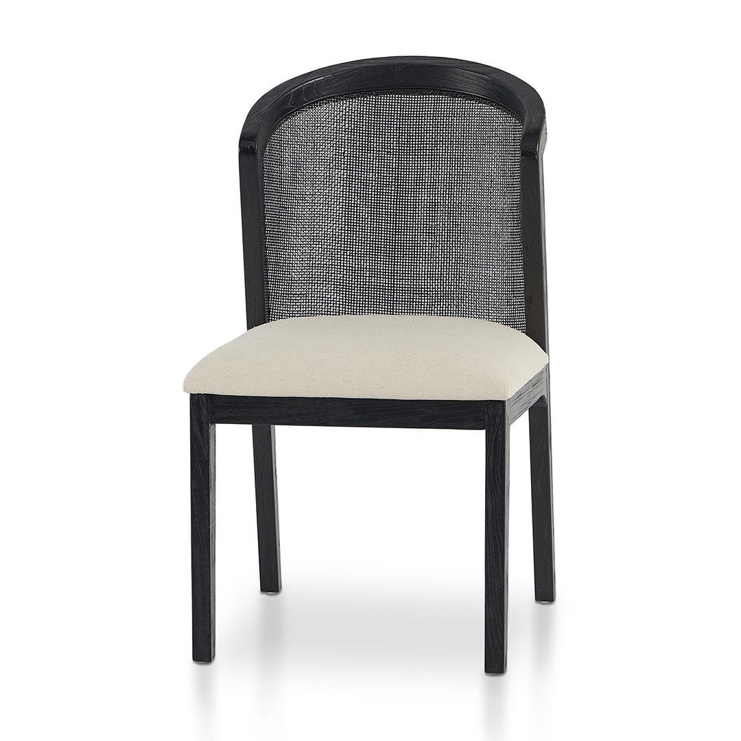 Margie Black Elm Dining Chair - Dawn Beige (Set of 2)