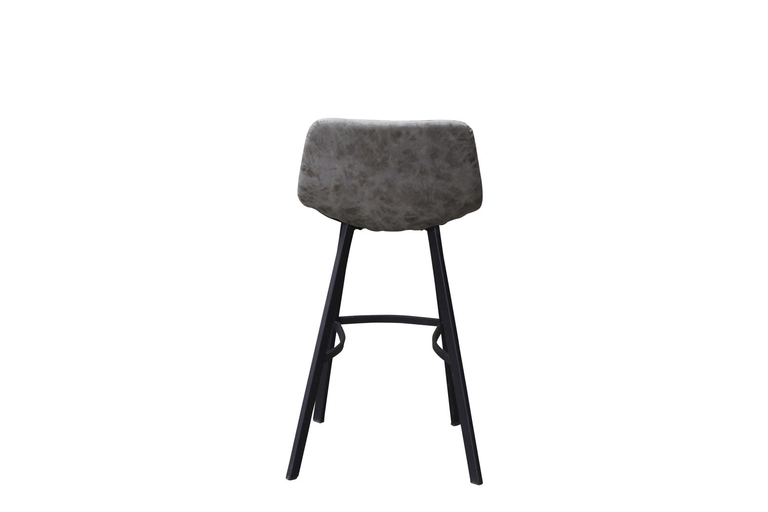 Nobel Stool - Grey Faux Leather