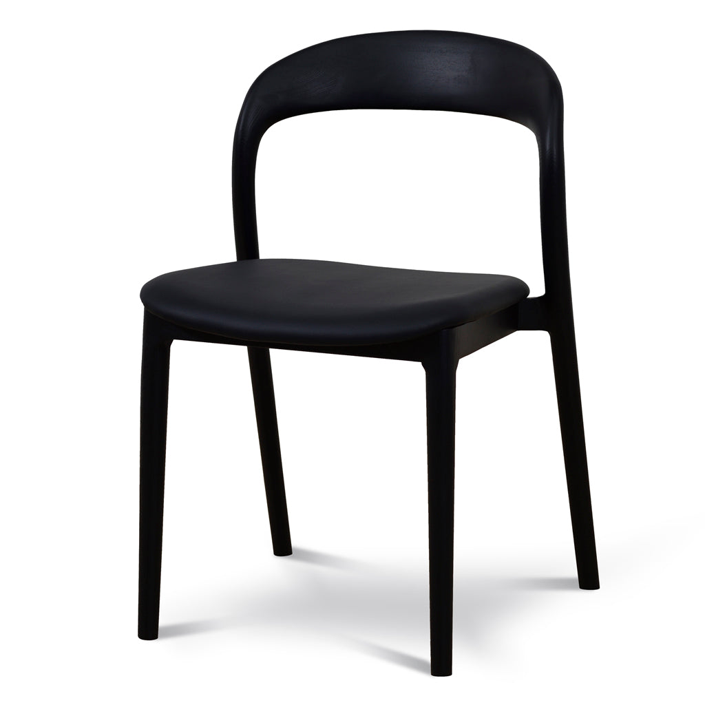 Caspar Dining Chair - Full Black (Set of 2)