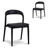 Caspar Dining Chair - Full Black (Set of 2)