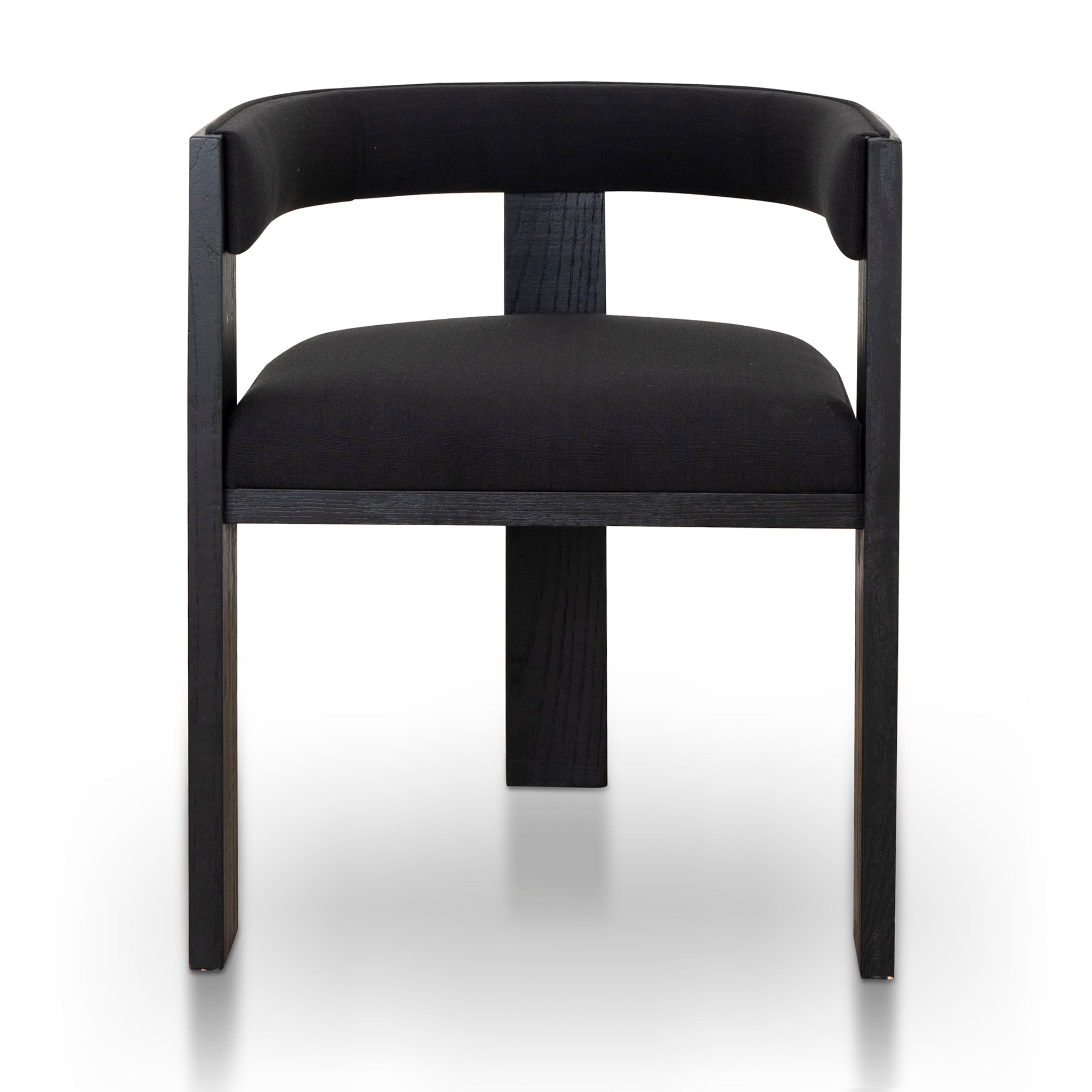 Miles ELM Dining Chair - Full Black (Set of 2)
