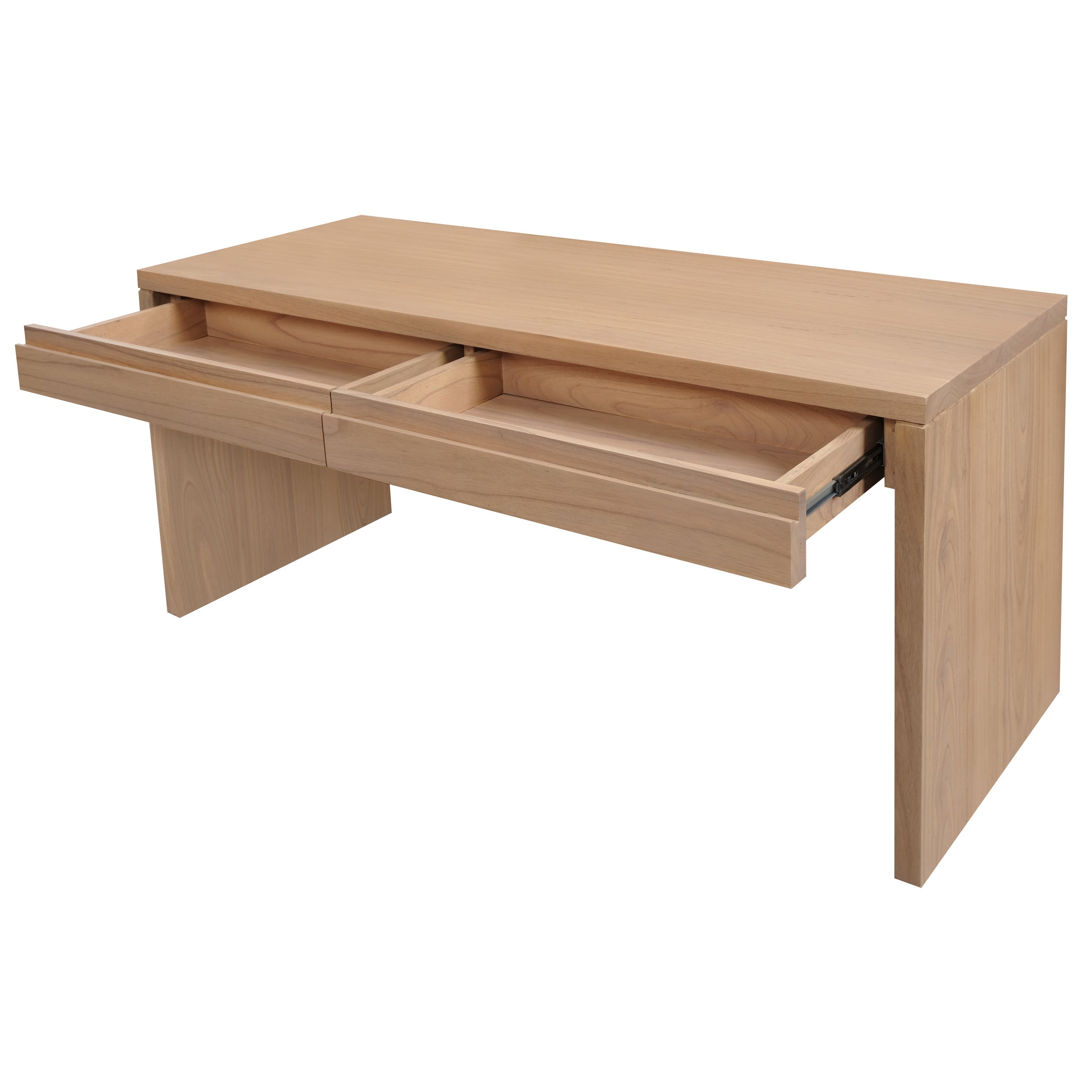 Apollo 2 Drawer Writing Desk - Natural