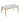 Denmark Extension Dining Table - Snow White
