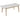 Denmark Extension Dining Table - Snow White