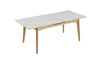 Denmark Extension Dining Table - Snow White