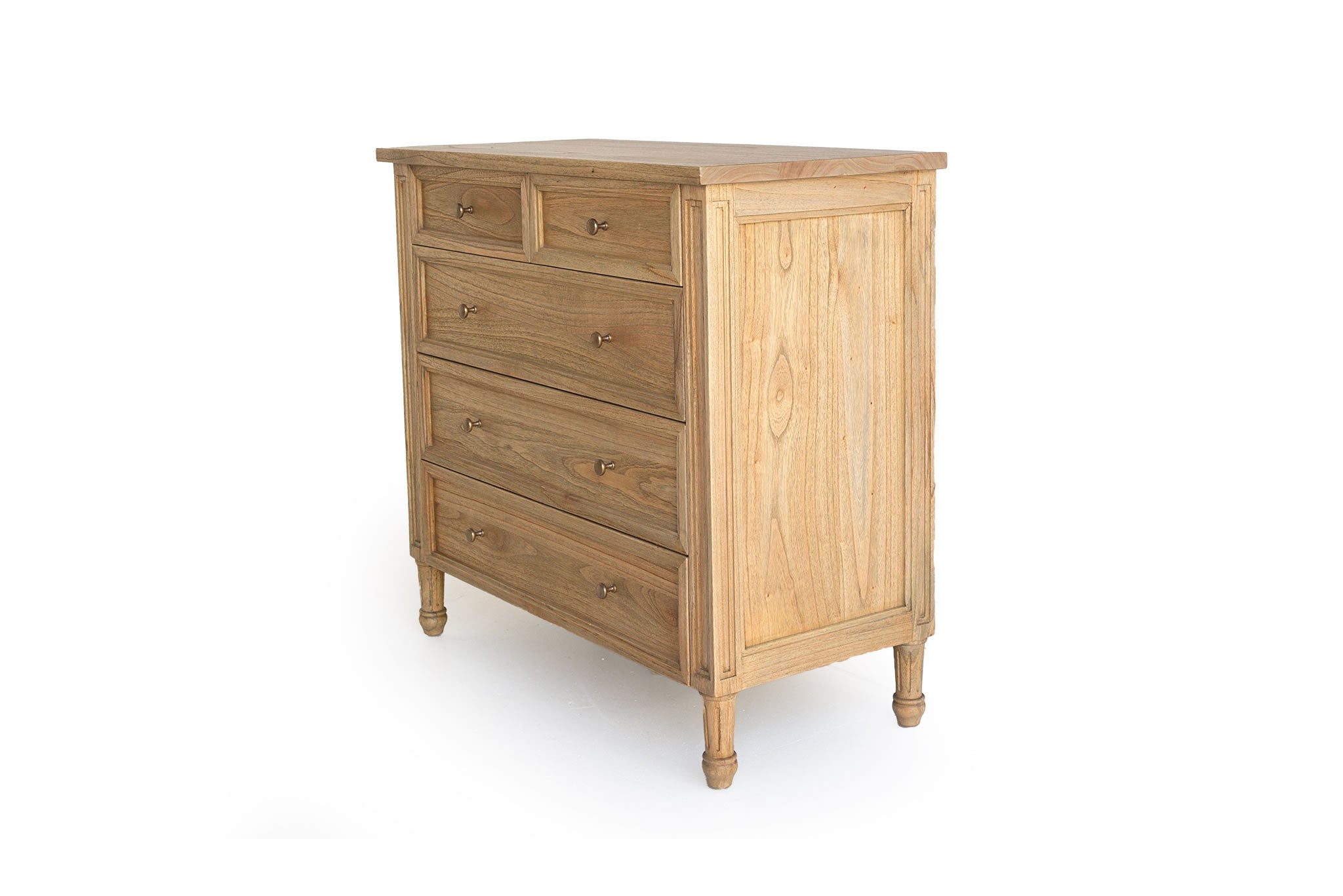 Hamilton Dresser - 5 Drawers - Weathered Oak