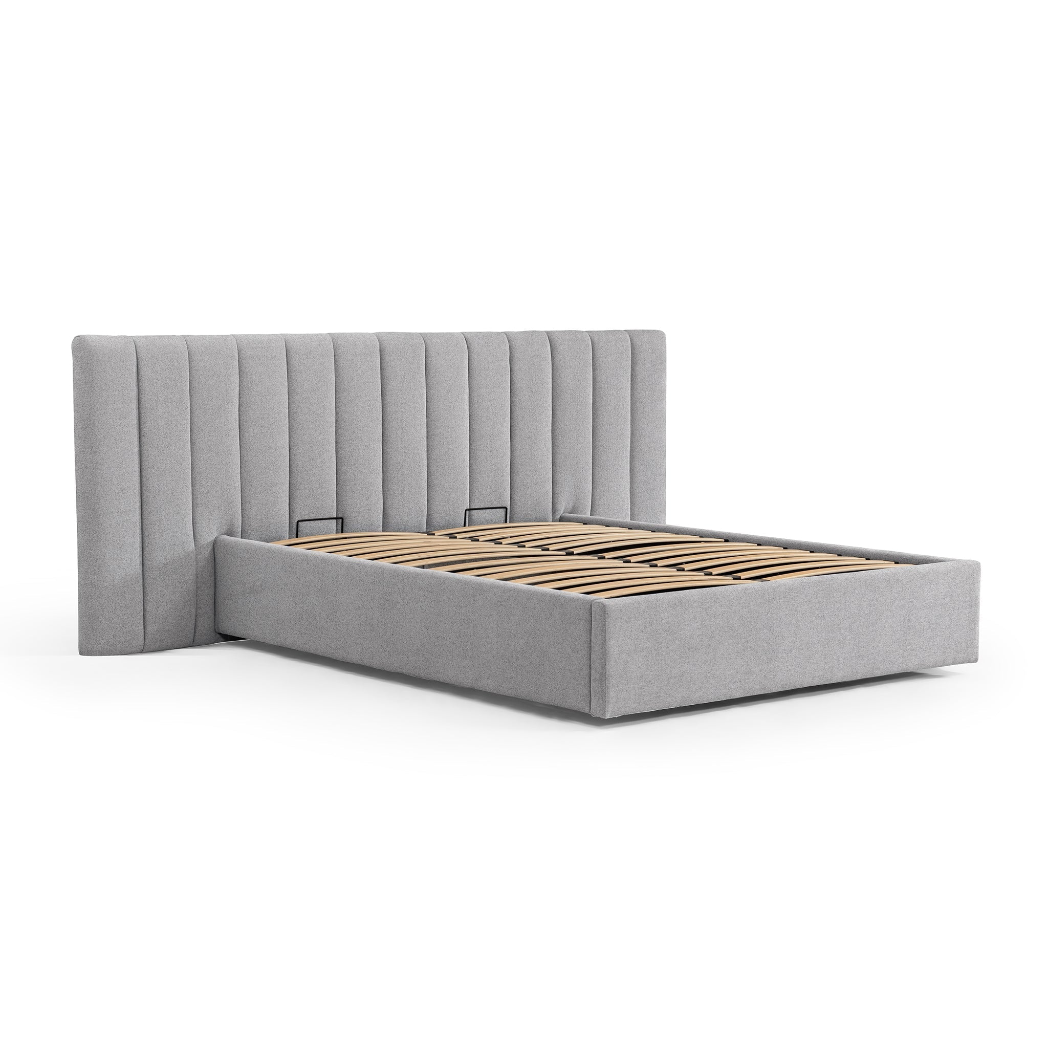 Ralph Wide Base King Bed Frame - Spec Grey