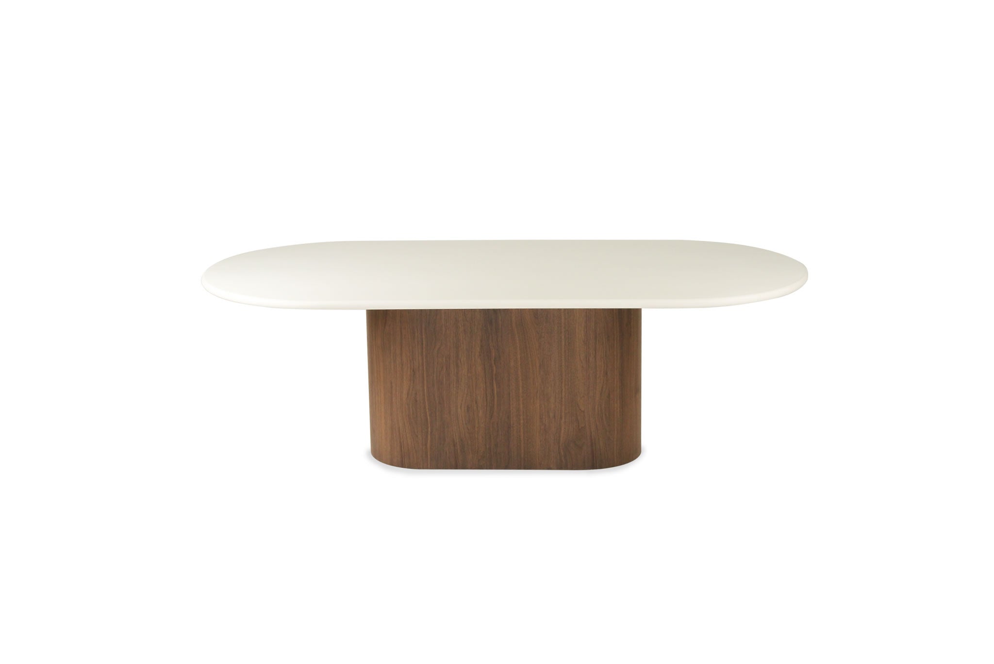Harlow Oval Dining Table 280cm - Walnut Base