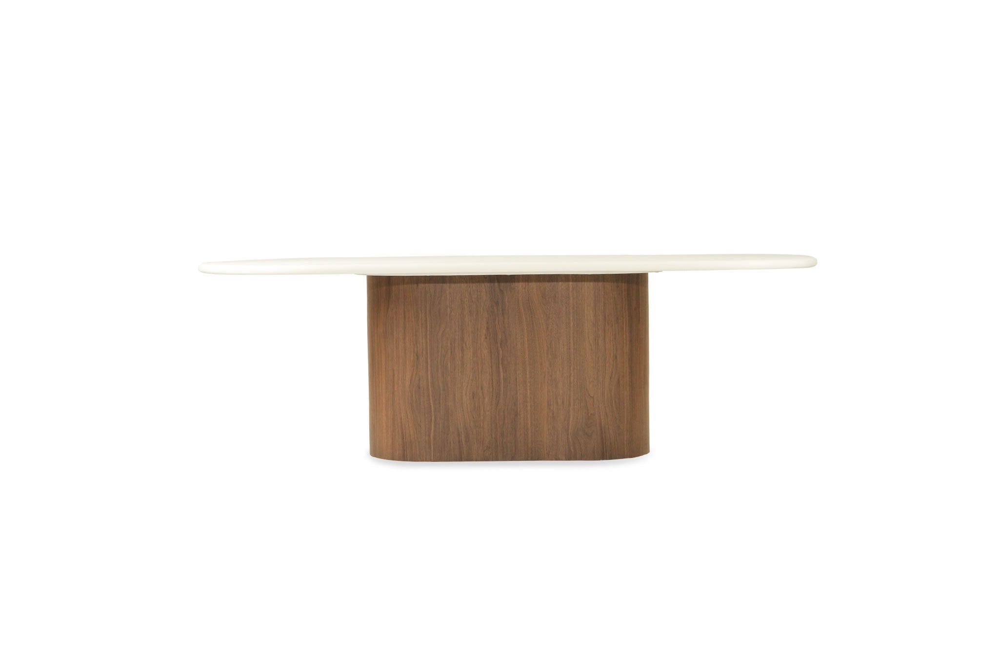 Harlow Oval Dining Table 280cm - Walnut Base