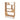 Adone 1.6m (H) Book Shelf - Natural