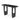Anita 1.3m Console Table - Full Black