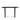 Anita 1.3m Console Table - Full Black